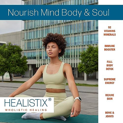 Healistix Pineapple Irish Sea Moss Gel 16 Oz - St Lucia Wildcrafted Seamoss Gel, Packed