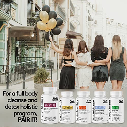 Youth & Tonic Kidney Cleanse Detox for Residual Metabolic Waste & Excess Body Water