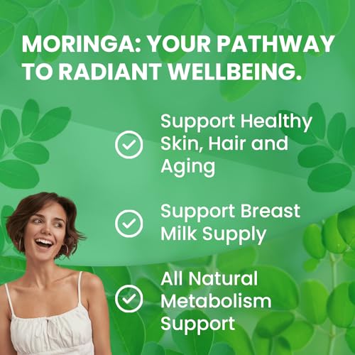 PURA VIDA MORINGA Moringa Powder Organic Single Origin - Premium 100% Leaf Powder