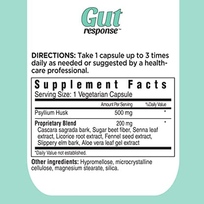 Gut Response CleanSweep Capsules, Supports Healthy Bowel Movements, Digestive Health
