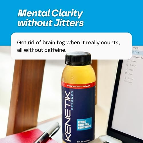 KENETIK Clean Energy Drink Mix, Sugar Free & Caffeine Free Drinkable Ketones For Energy