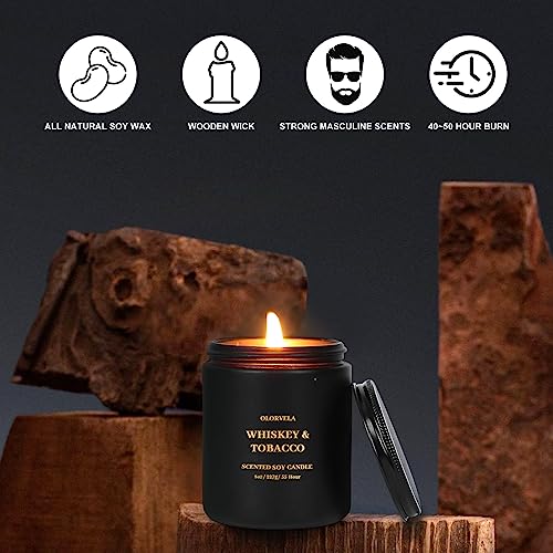 olorvela Scented Candles for Men Candles for Home Scented Candles Gifts for Women and Men 8oz olorvela