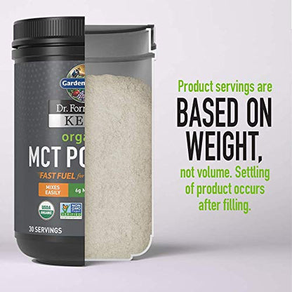 Garden of Life Dr. Formulated Keto Organic MCT Powder - 30 Servings, 6g MCTs