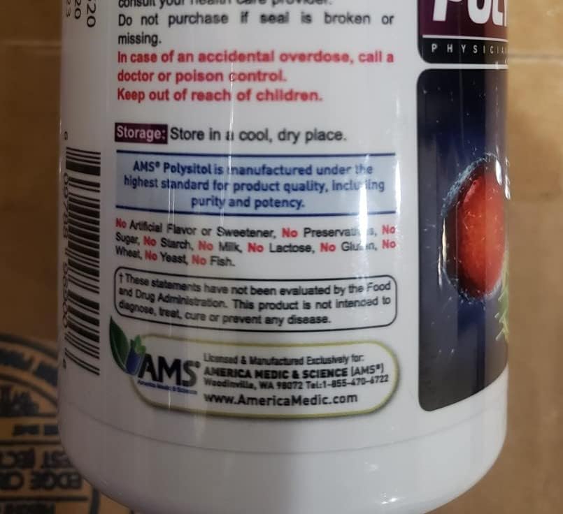 America Medic & Science PolySitol (90 Caplets) Natural PCOS Supplements for Women America Medic & Science