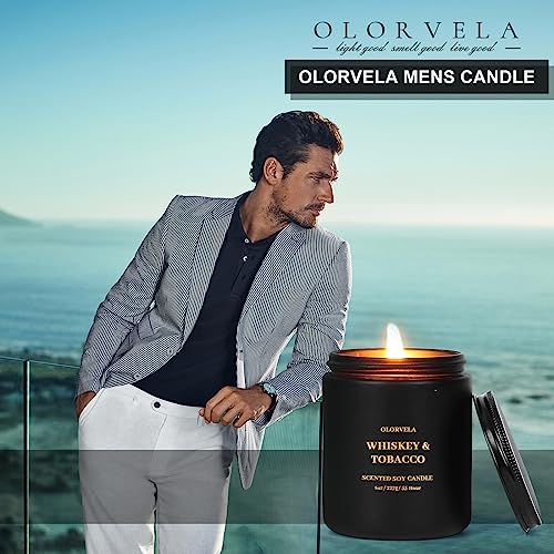 olorvela Scented Candles for Men Candles for Home Scented Candles Gifts for Women and Men 8oz olorvela
