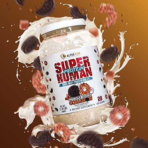 ALPHA LION Superhuman Whey Protein Powder, Great Tasting Pure Whey Protein Isolate ALPHA LION