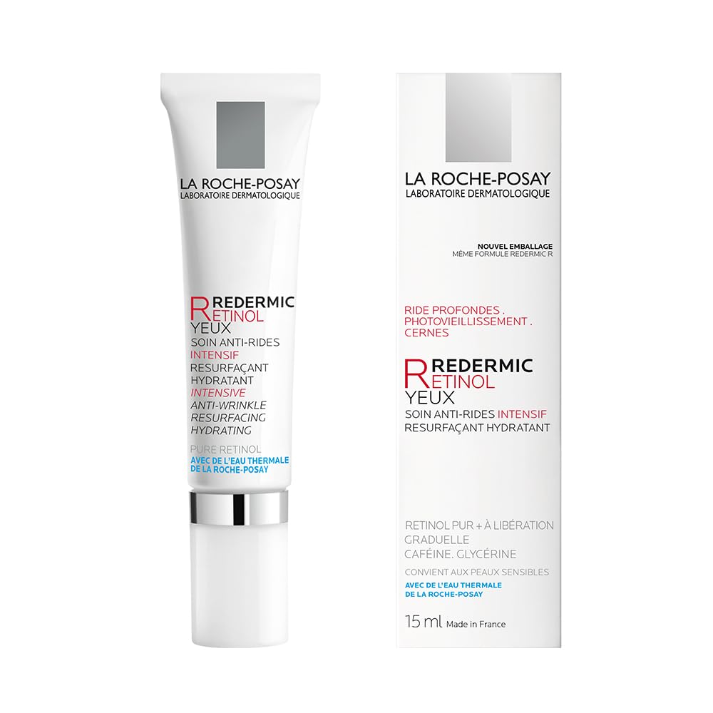 La Roche-Posay Redermic R Eyes Retinol Eye Cream, Anti-Aging Eye Cream La Roche-Posay