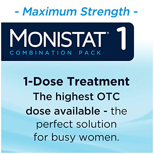 MONISTAT 1-Dose Yeast Infection Treatment, 1 Ovule Insert & External Itch Cream Monistat