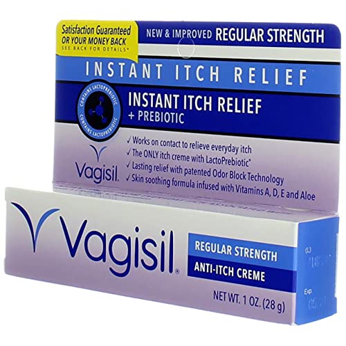 Vagisil Anti-Itch Creme Original Strength 1 oz (Pack of 5) Vagisil