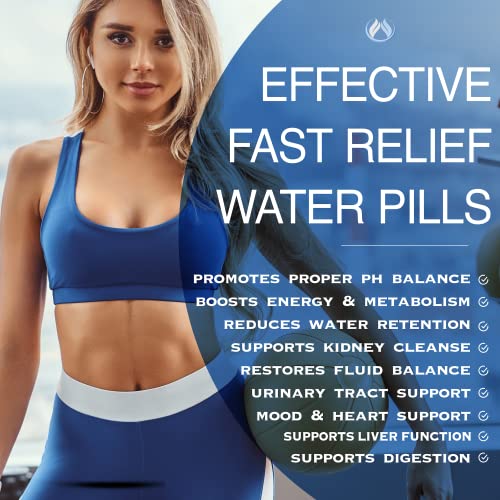 Water Pills Diuretic Water Retention, Liver Detox, Kidney Cleanse, Weight, Swelling