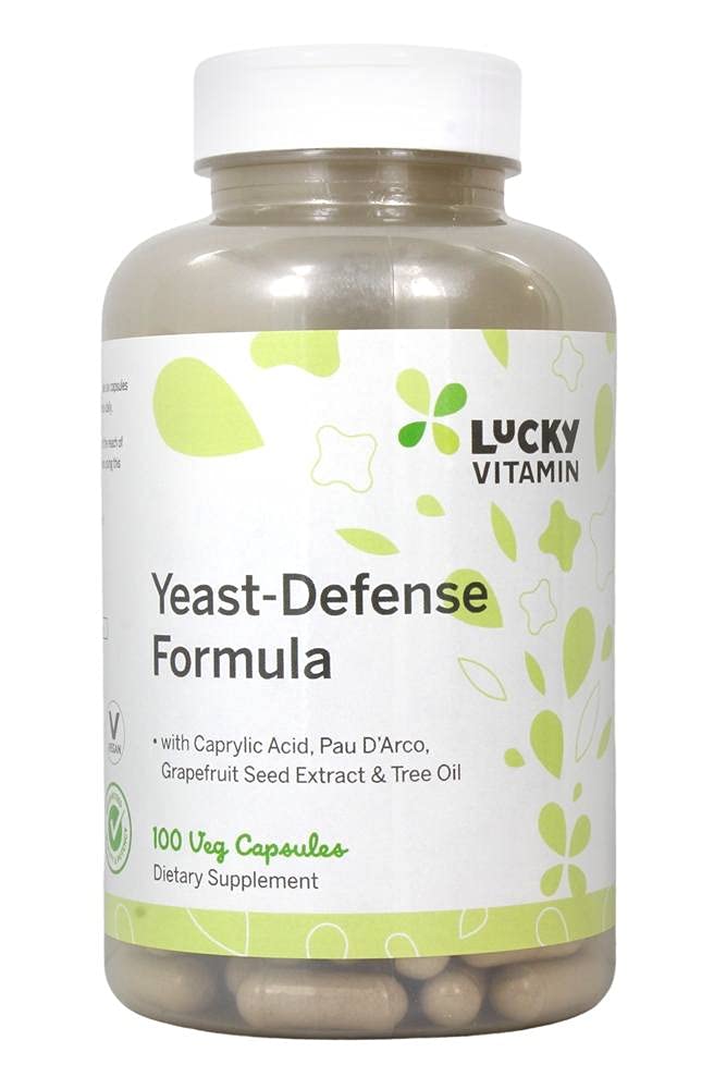 Lucky Vitamin - Yeast-Defense Formula - 180 Veg Capsules