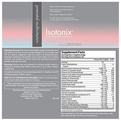 Isotonix Prenatal Activated Multivitamin, Vitamins, Helps Contribute to Healthy Pregnancy
