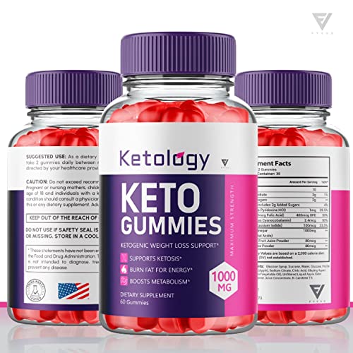 Ketology Keto ACV Gummies Advanced Weight Loss Ketosis Supplement, Ketology Keto