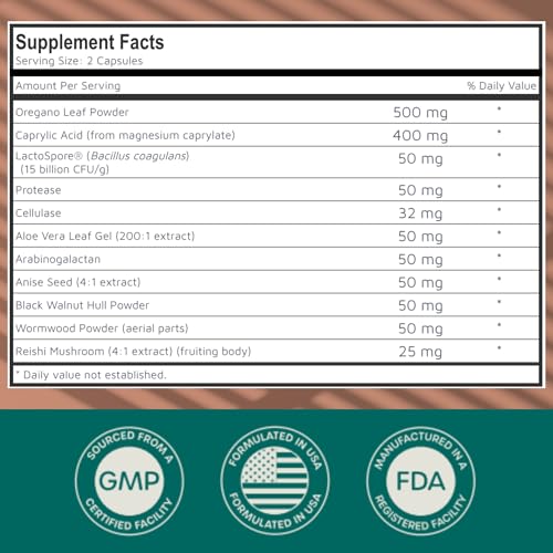 SACRALMOON Candida Cleanse - 8 Cleansing Ingredients for Digestive Support and Feminine Care SACRALMOON