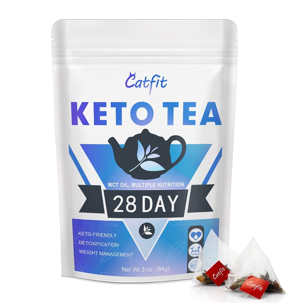 Catfit Keto Detox Tea for Belly Fat and Colon Cleanse - All Natural Detox and Cleanse