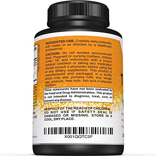 USDA Certified Organic Turmeric Supplement – Includes Organic Turmeric & Organic Black Sunergetic