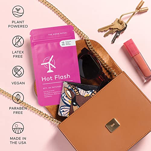 The Good Patch Plant Powered Menopause Support - Sustained Release Hot Flash Patch with Hemp Extract The Good Patch