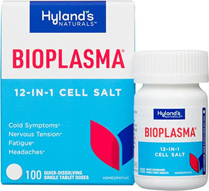 Hyland's Naturals Bioplasma Cell Salts Tablets, Natural Homeopathic Combination 