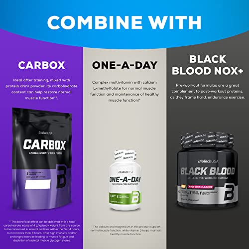 BioTechUSA 100% Pure Whey | Protein Powder with BCAA and Glutamine | Gluten-Free, Palm Oil Free BioTechUSA