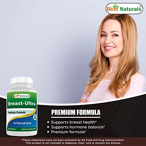 Best Naturals Breast-Ultra Breast Enlargement Pills 90 Capsules Best Naturals