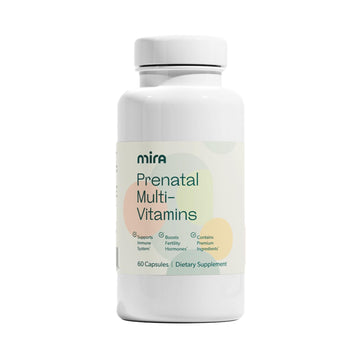 MIRA Prenatal Multi-Vitamins for Women, Folate (Folic Acid) & Choline, Supplement for Before, During