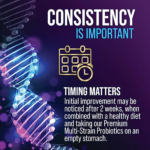 Probiotics for Digestive Health - 80 Billion CFU Guaranteed with Strains for Women's Nature's Nutrition