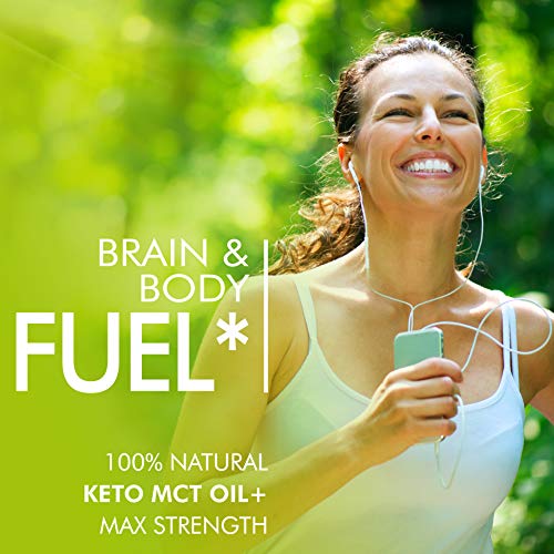 Slim Heat Keto MCT Oil Capsules with C8 & C10 - Fast Acting Ketosis Brain & Body Fuel Slim Heat