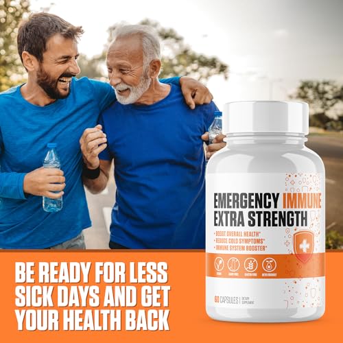 Emergency Immune Extra Strength 10-in-1 | #1 Rated Immune System Support Supplement