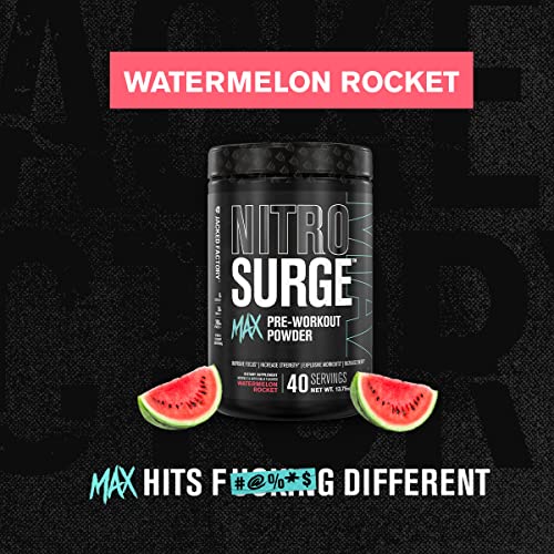 Jacked Factory Nitrosurge Max Nootropic Pre Workout Powder - Premium Pre Workout