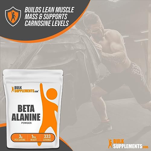BULKSUPPLEMENTS.COM Beta Alanine Powder - Beta Alanine Pre Workout, Beta Alanine BULKSUPPLEMENTS.COM