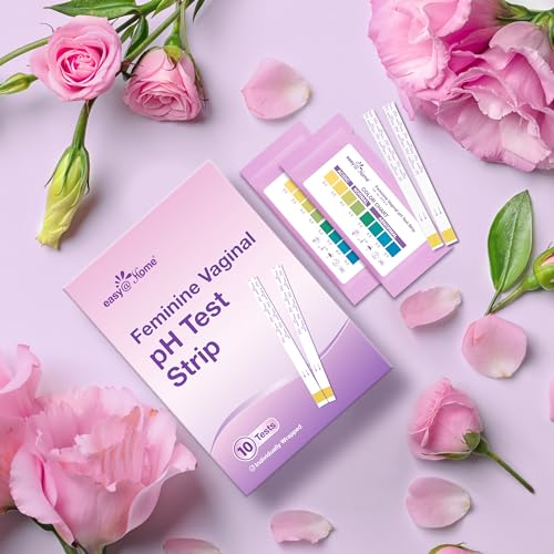 Easy@Home Vaginal pH Test -10 Strips | BV Test Kit at Home for Women | Yeast Infection Test + pH Balance Easy@Home