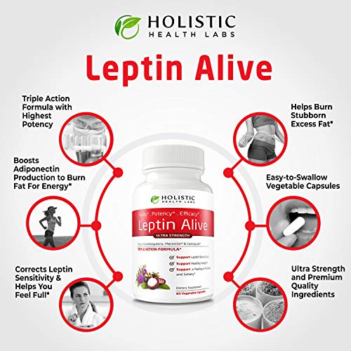 Holistic Health Labs Maximum Leptin Weight Management for Women, Extra Strength