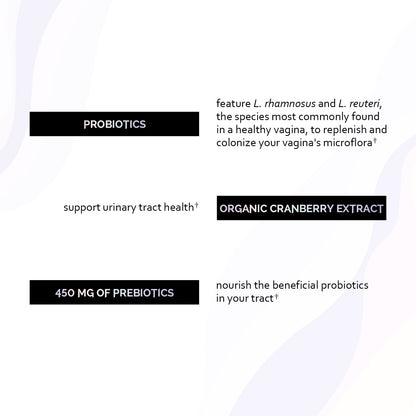 Undone By Nature Probiotic for Women, 50 Billion CFU Women's Probiotics with Prebiotics