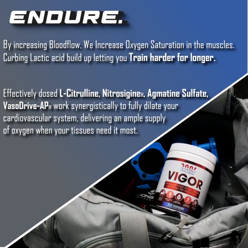 Leviathan Wellness Vigor - Stimulant Free, Nitric Oxide Boosting Pre-Workout Powder