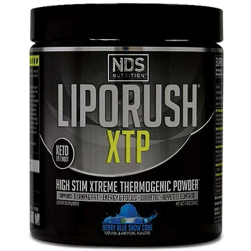 LIPORUSH NDS Nutrition XTP Thermogenic Fat Burner with L-Carnitine - Energy, Focus