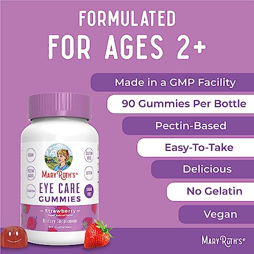 MaryRuth's Eye Care Gummies | Zeaxanthin and Lutein | 45 Day Supply MaryRuth Organics