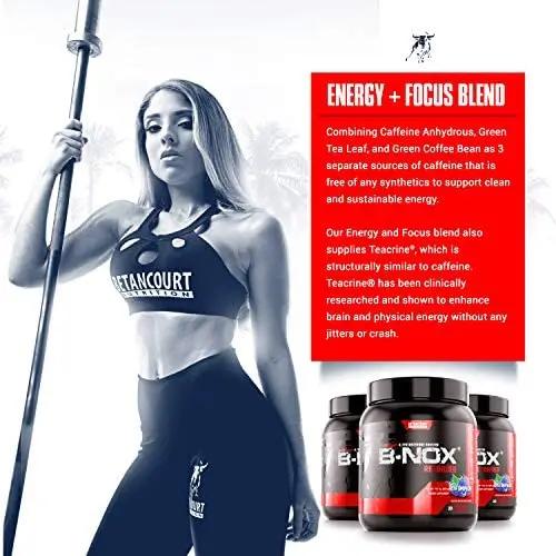 Betancourt Nutrition B-Nox Reloaded Pre Workout | Energy + Focus | Beta Alanine Betancourt Nutrition