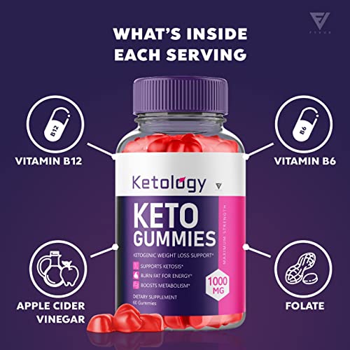 Ketology Keto ACV Gummies Advanced Weight Loss Ketosis Supplement, Ketology Keto