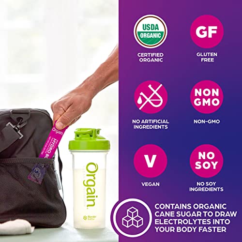 Orgain Organic Hydration Packets, Electrolytes Powder - Berry Hydro Boost