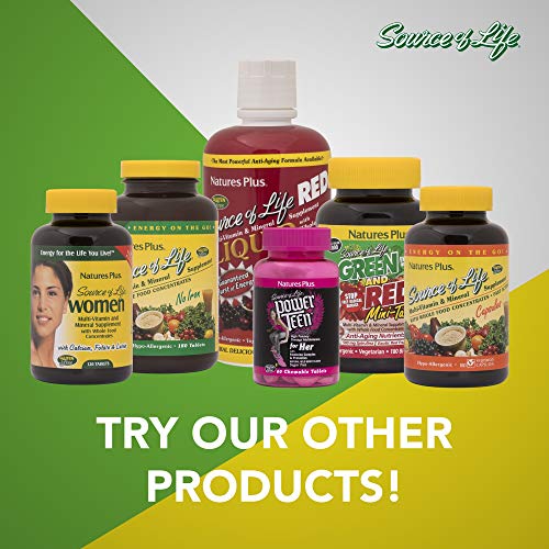 NaturesPlus Source of Life Prenatal - 800 mcg Folate, 180 Vegetarian Tablets Nature's Plus
