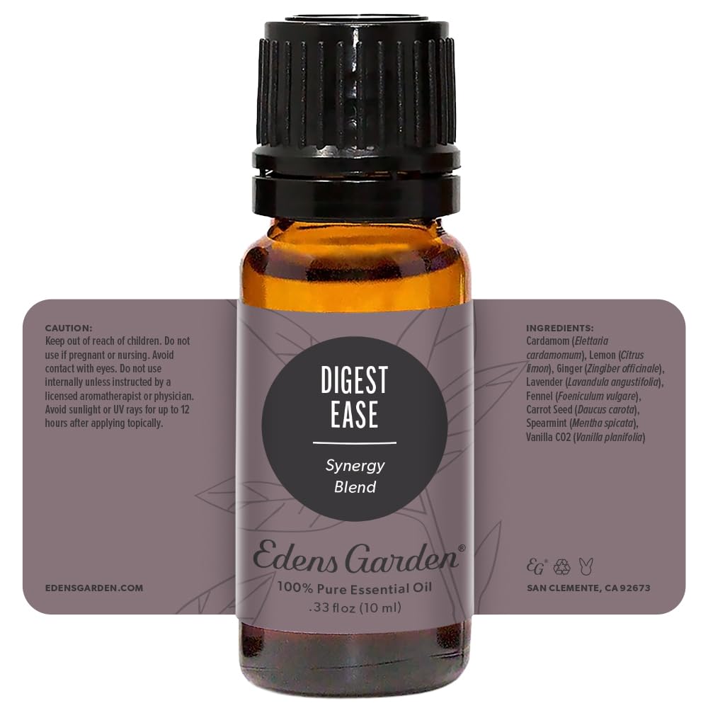 Edens Garden Digest Ease Essential Oil Synergy Blend, 100% Pure Therapeutic Grade Edens Garden