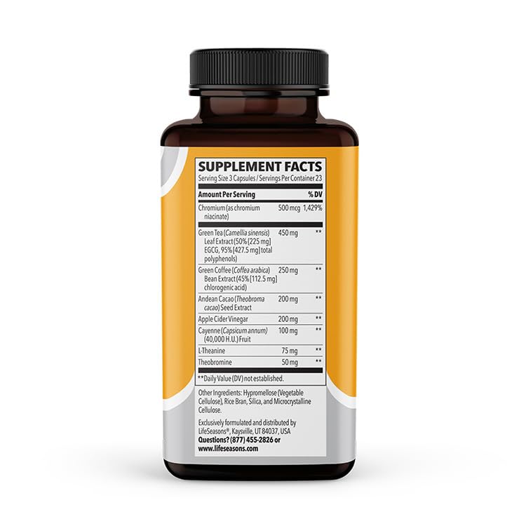 LifeSeasons - Metabolism - Weight Control Support & Energy Boosting Supplement LifeSeasons