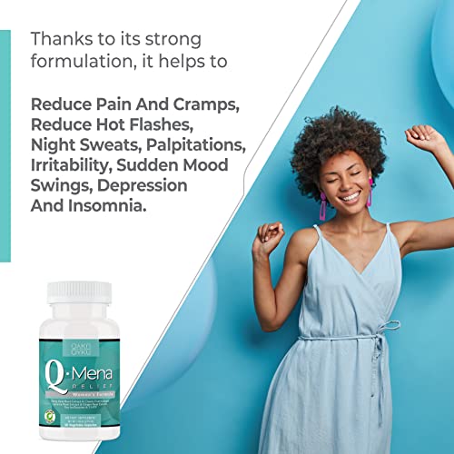 Menopause Supplements for Women. Reduces hot Flashes and Night Sweats. Menopause Relief is Safe