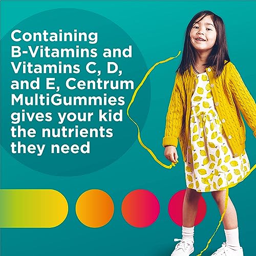 Centrum Kids Multivitamin Gummies, Tropical Punch Flavor Made With Natural Flavors Centrum