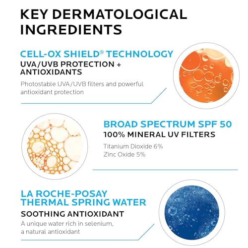 La Roche-Posay Anthelios Mineral Ultra-Light Face Sunscreen SPF 50, Zinc