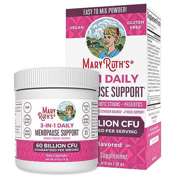 MaryRuth Organics 3-in-1 Menopause Support Powder, Menopause Supplement for Women