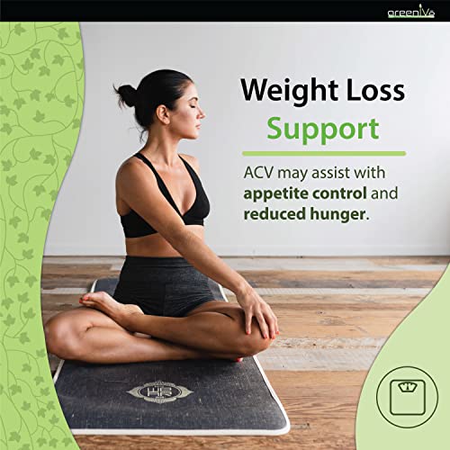 GreenIVe ACV Drops Apple Cider Vinegar Tincture with The Mother Weight Management GreenIVe