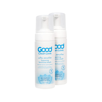 Good Clean Love Ultra Sensitive Foaming Feminine Wash, pH-Balanced Vaginal Soap for Women