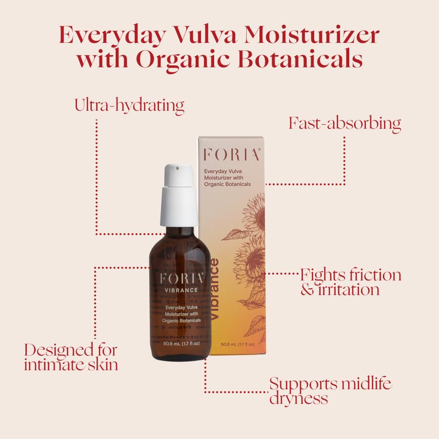 FORIA Everyday Vulva Moisturizer | Organic, All-Natural Fragrance-Free Intimate Skincare FORIA